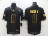Mens Oakland Raiders #11 Henry Ruggs III Olive Gold 2020 Salute To Service Limited Jersey