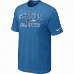 Seattle Seahawks T-shirts light blue