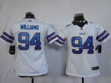 nike women nfl buffalo bills #94 williams white jerseys