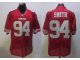 nike nfl san francisco 49ers #94 smith elite red jerseys