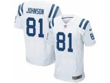 nike nfl indianapolis colts #81 Andre Johnson white elite jersey
