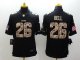 nike nfl pittsburgh steelers #26 bell black salute to service je