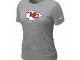 Women Kansas City Chiefs L.Grey T-Shirts