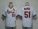Baseball Jerseys st.louis cardinals #51 willie mcgee white m&n 1