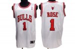 Basketball Jerseys chicago bulls #1 rose white