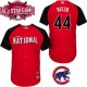 Cubs #44 Anthony Rizzo Red 2015 All-Star National League Stitche