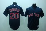 Baseball Jerseys boston red sox #20 youkilis dk,blue(2009 style)