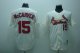 Baseball Jerseys st.louis cardinals #15 mccarver m&n cream