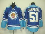 nhl jerseys florida panthers #51 campbell blue 2011 new
