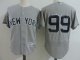 Men's MLB New York Yankees #99 Aaron Judge Majestic Grey Authentic Collection Flex Base Jerseys