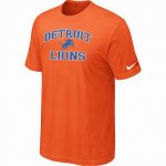 Detroit Lions T-shirts orange