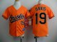 youth mlb baltimore orioles #19 davis orange jerseys