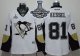 Men Pittsburgh Penguins #81 Phil Kessel White Away 2017 Stanley Cup Finals Champions Stitched NHL Jersey