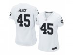 women Nike Oakland Raiders #45 Marcel Reece white jerseys
