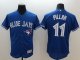 mlb toronto blue jays #11 kevin pillar majestic blue flexbase authentic collection jerseys
