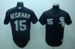 Baseball Jerseys chicago white sox #15 beckman black