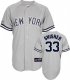 Baseball Jerseys new york yankees #33 swisher grey(2009 logo)