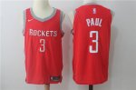 Men's NBA Houston Rockets #3 Chris Paul Nike Red Swingman Icon Edition Jersey