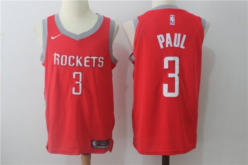 Men\'s NBA Houston Rockets #3 Chris Paul Nike Red Swingman Icon Edition Jersey