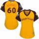 women's majestic houston astros #60 dallas keuchel authentic yellow 2016 all star american league bp cool base mlb jerseys