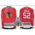 nhl chicago blackhawks #52 bollig red [2013 Stanley cup champion