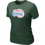 women nba los angeles clippers big & tall primary logo D.green T