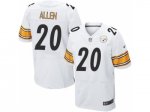 Nike Pittsburgh Steelers #20 Will Allen white elite Jerseys