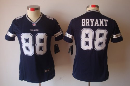 nike women nfl dallas cowboys #88 bryant blue jerseys [nike limi