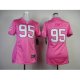 nike women nfl green bay packers #95 jones pink [nike love]