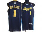 Basketball Jerseys denver nuggets #1 billups dark blue
