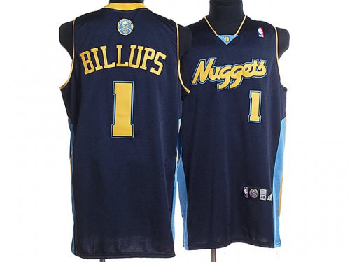 Basketball Jerseys denver nuggets #1 billups dark blue