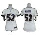 nike women nfl baltimore ravens #52 r.lewis white jerseys