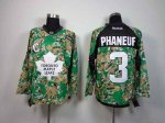 nhl toronto maple leafs #3 phaneuf patch camo [patch C]