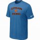 Cleveland Browns T-Shirts light blue