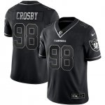 Football Las Vegas Raiders #98 Maxx Crosby Black Shadow Vapor Limited Stitched Jerseys