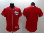 mlb washington nationals blank majestic red flexbase authentic collection jerseys