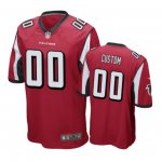 Atlanta Falcons #00 Custom Red Nike Game Jersey - Men's