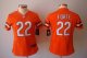 nike women nfl chicago bears #22 matt forte orange jerseys [nike