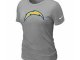 Women San Diego Charger L.Grey T-Shirts