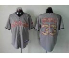mlb cleveland indians #33 swisher grey [number camo]