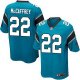 Men's NFL Carolina Panthers #22 Christian McCaffrey Nike Blue 2017 Draft Pick Game Jersey