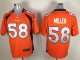 nike nfl denver broncos #58 von miller game orange cheap jersey