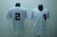 Baseball Jerseys chicago white sox #2 fox m&n white(black strip)