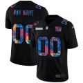 New York Giants Custom Multi-Color Black 2020 NFL Crucial Catch Vapor Untouchable Limited Jersey