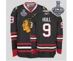 nhl chicago blackhawks #9 hull black [2013 stanley cup]