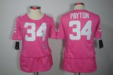 nike women nfl chicago bears #34 payton pink [breast cancer awar