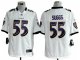 nike nfl baltimore ravens #55 suggs white jerseys [game]