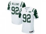 Nike New York Jets #92 Leonard Williams white elite Jerseys