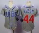 youth mlb chicago cubs #44 anthony rizzo grey majestic cool base jerseys