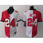 nike women nfl tampa bay buccaneers #24 darrelle revis white-red